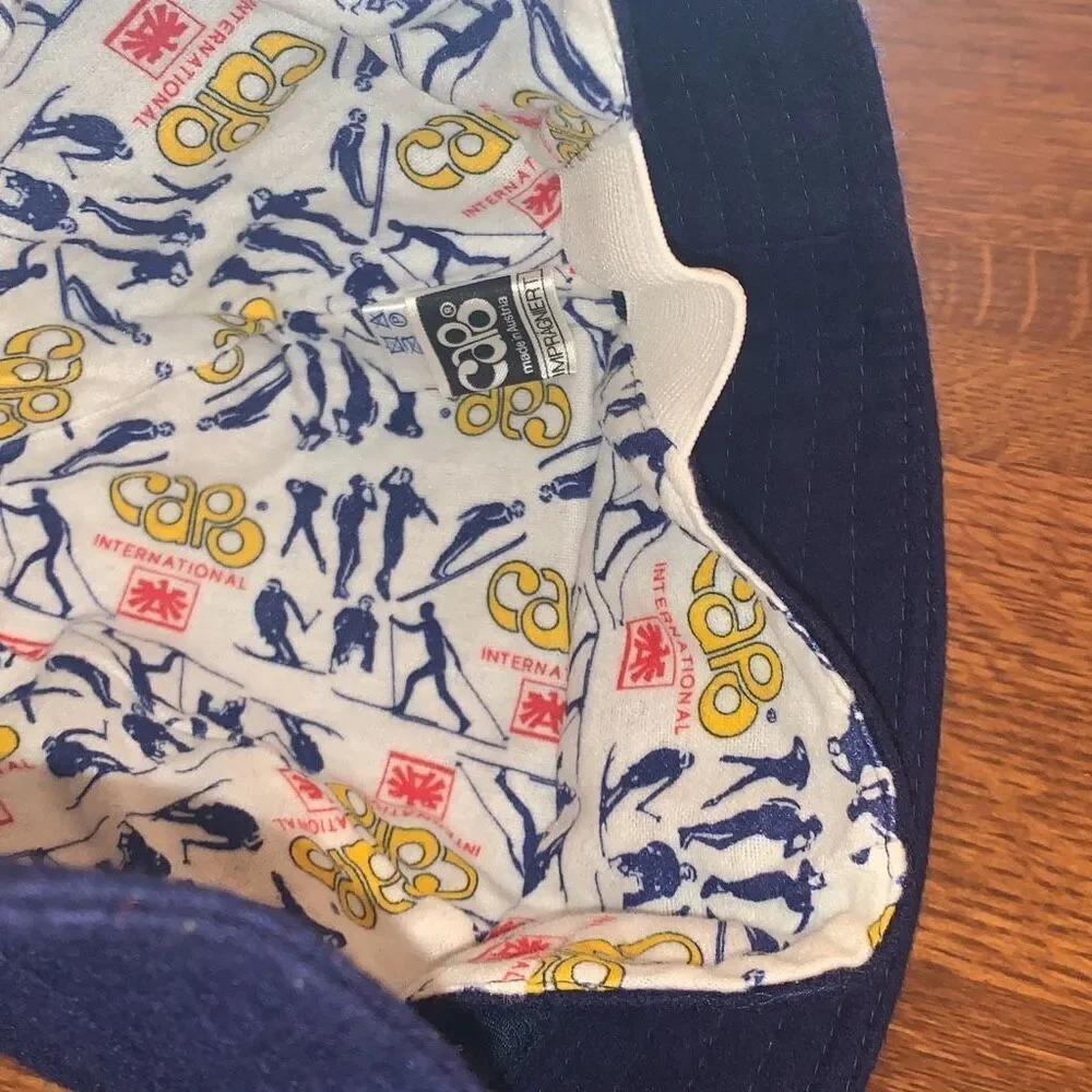 NWOT Vintage Capo International‎ Blue Wool Bucket Hat - Picture 3 of 12